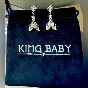 King Baby Studio Koi fish earrings.
